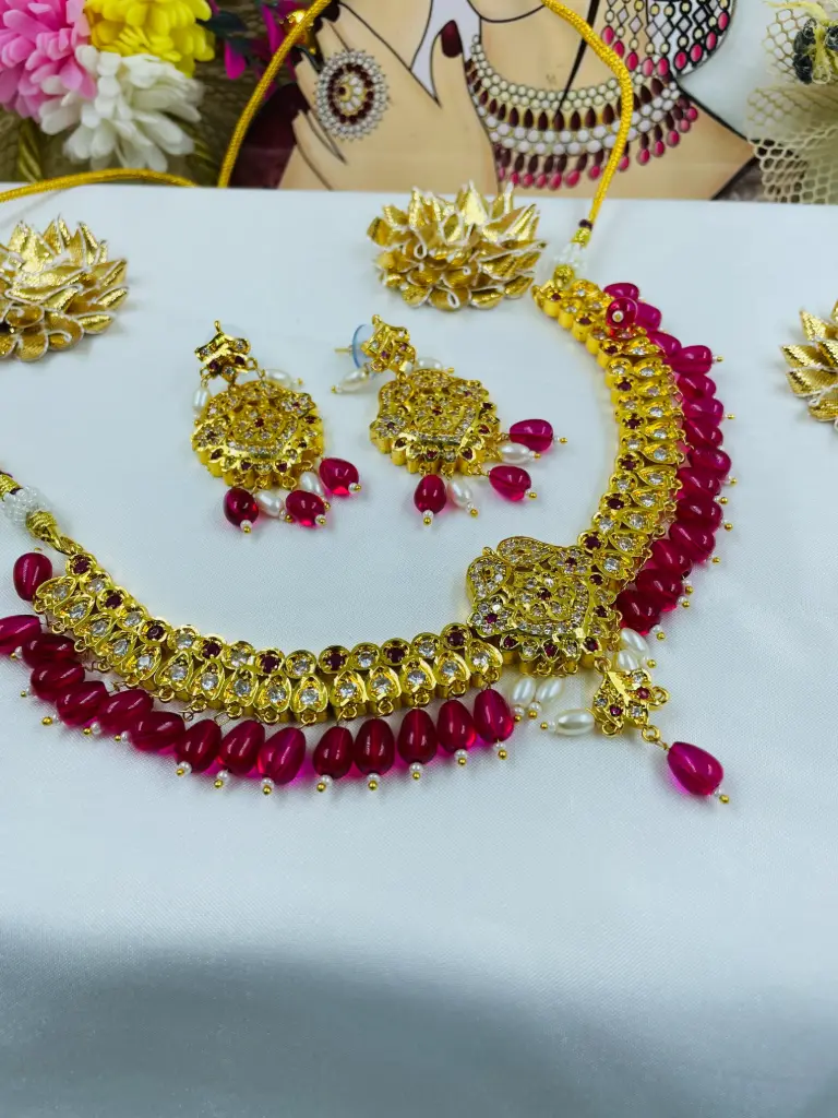 [179] Gulabi Moti Haar