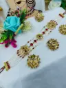 Double side flower red colour mattapatti