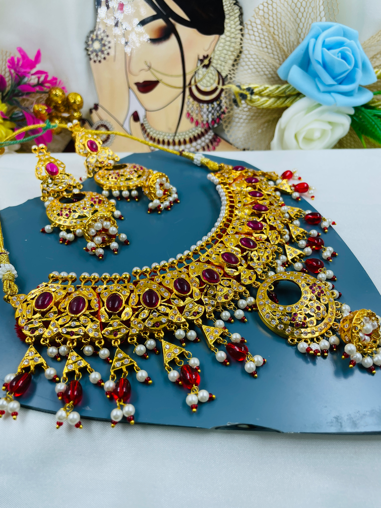 Maharani bridal rajputi necklace