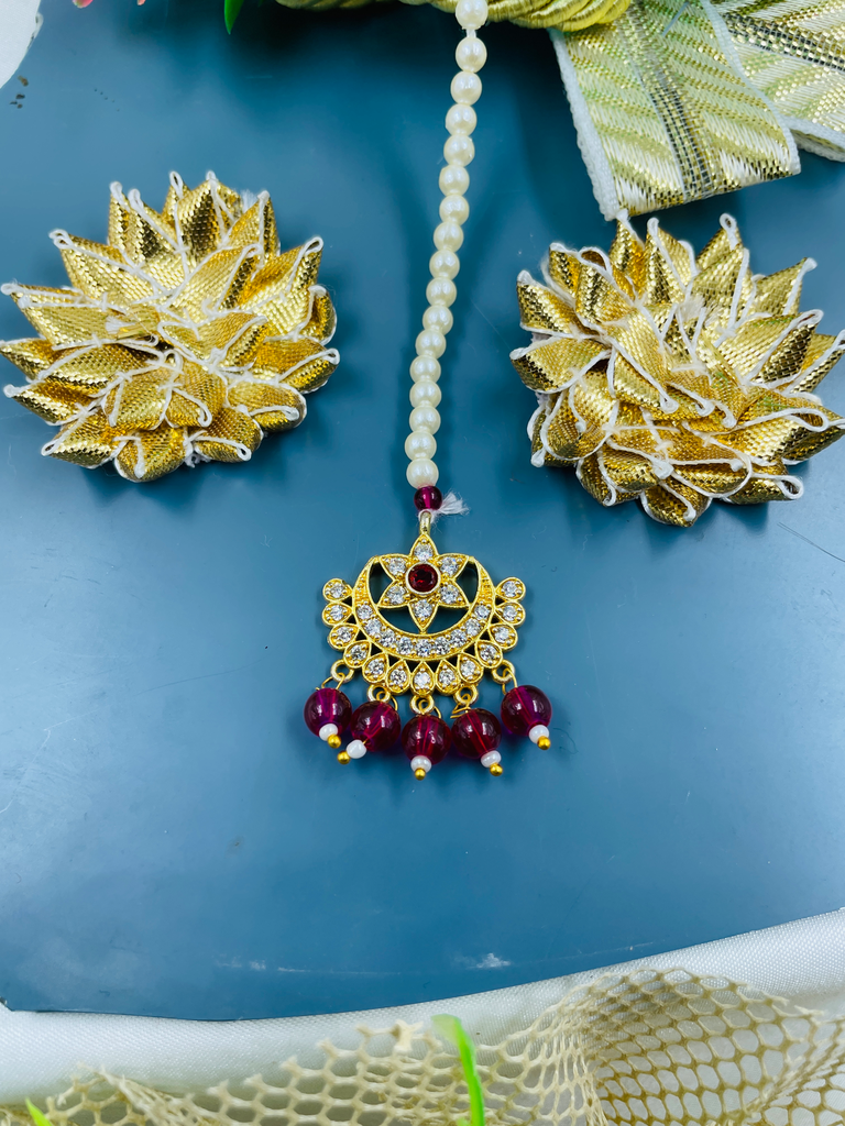 Moon Star Small Size Red Tikka 