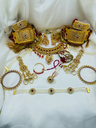 Maharani Look Red Colour Rajputi Jewellery Set 