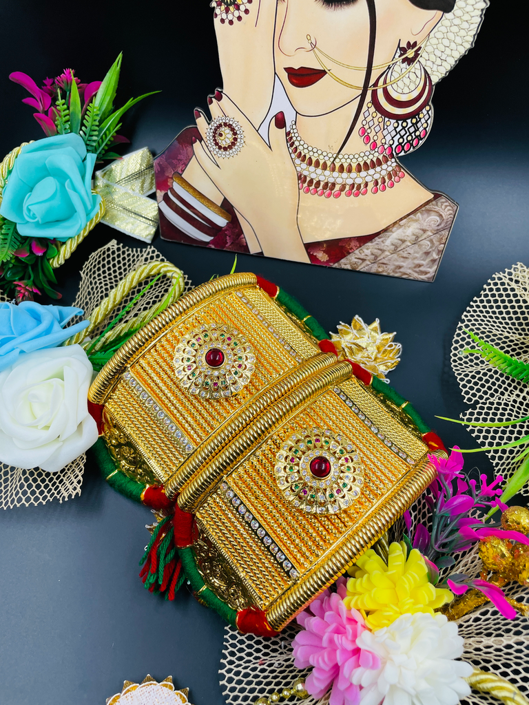 [273] Sun Shape Design With HandWork Micropolish Bajuband