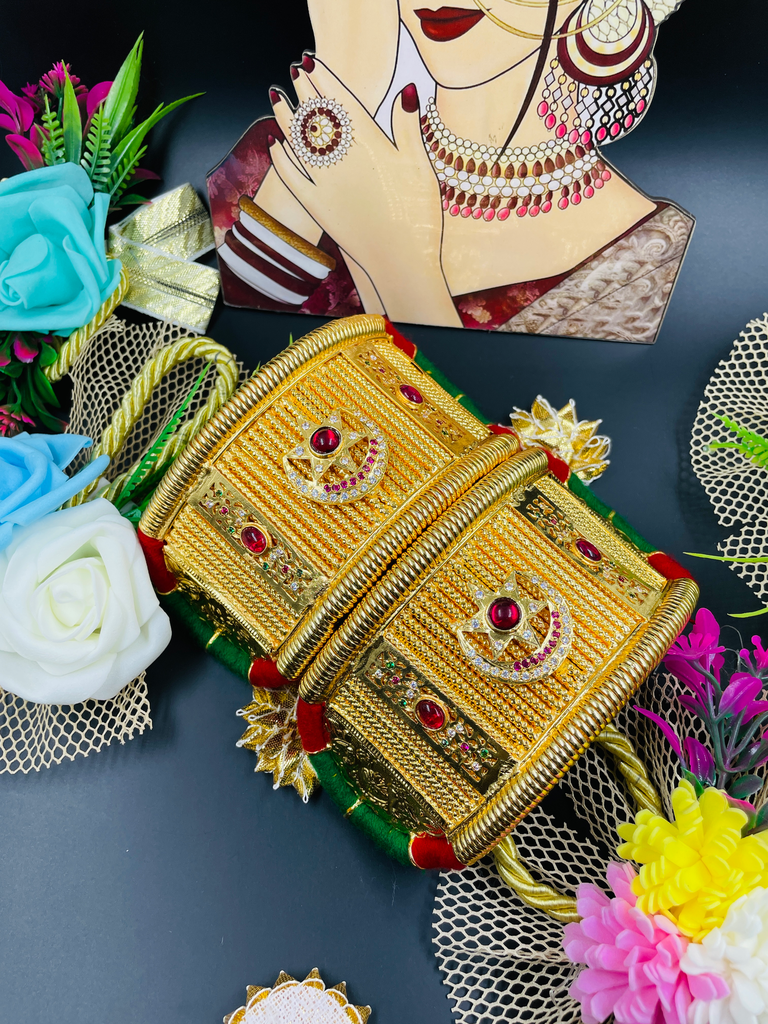 Chand Tara Design HandWork Micropolish Bajuband Without No Loom 