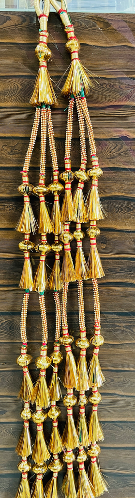 [365] Red Three Line Dot Design Red Colour Loom 