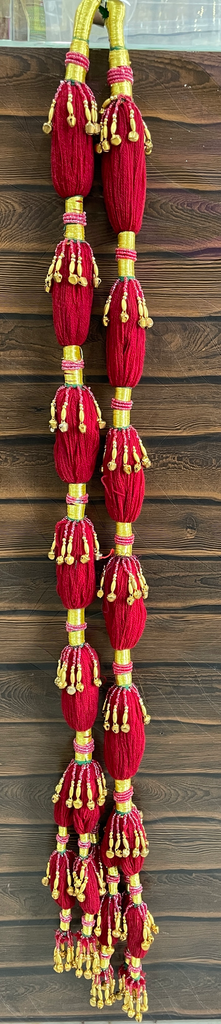 [367] Mehroon Colour Gungru Loom