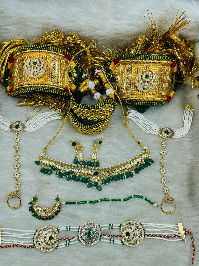 [2085] Green Color Mini combo set