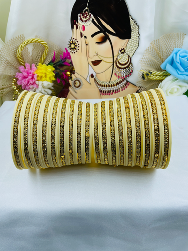 White gold look chuda 